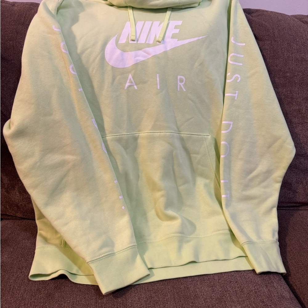Nike Air Hoodie in Light Green with White Accents